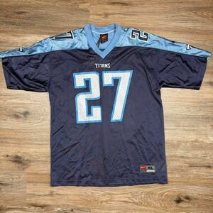 Vintage 90s nike‎ team tag tennessee titans george NFL jersey